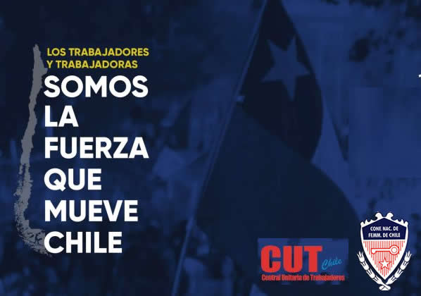 CUT Y ASEMUCH CONVOCAN A MARCHAR POR EL DÍA DEL TRABAJADOR