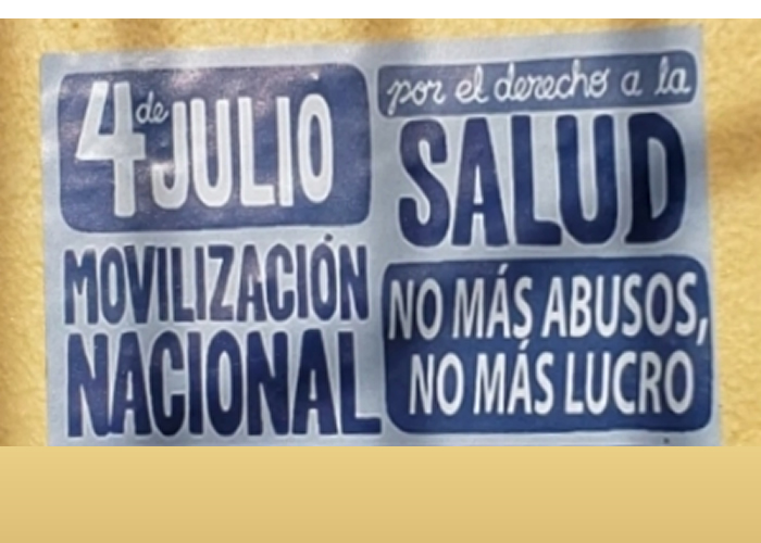 POR EL DERECHO A UNA SALUD DIGNA, LOS MUNICIPALES NOS MOVILIZAMOS