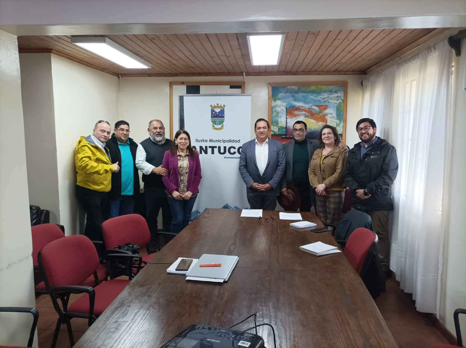 Reunión Productiva entre la ALCALDÍA DE ANTUCO y FERFUMBIOBIO