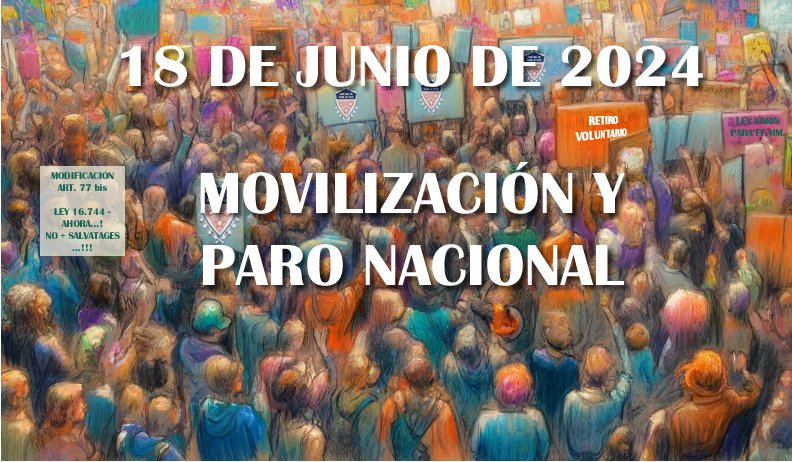 INSTRUCTIVO DE MOVILIZACION NACIONAL 10 AL 14 DE JUNIO 2024