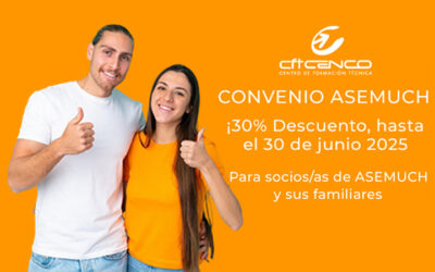 🎓 ¡30% de descuento exclusivo para socios y socias ASEMUCH en CFT CENCO!
