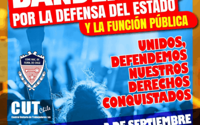 ASEMUCH y la CUT convocan a Gran Banderazo Nacional en Defensa del Servicio Público