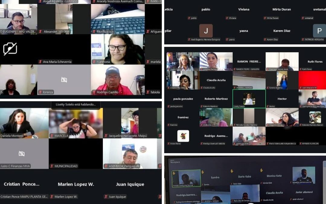 ASEMUCH realizó Asamblea Nacional Extraordinaria con alta participación para informar avance del Reajuste del Sector Público