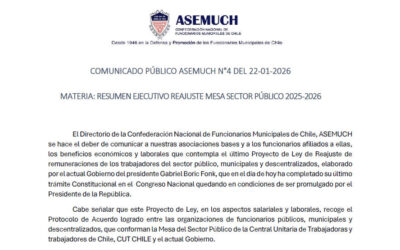 Comunicado Público ASEMUCH N°4 del 22-01-2026