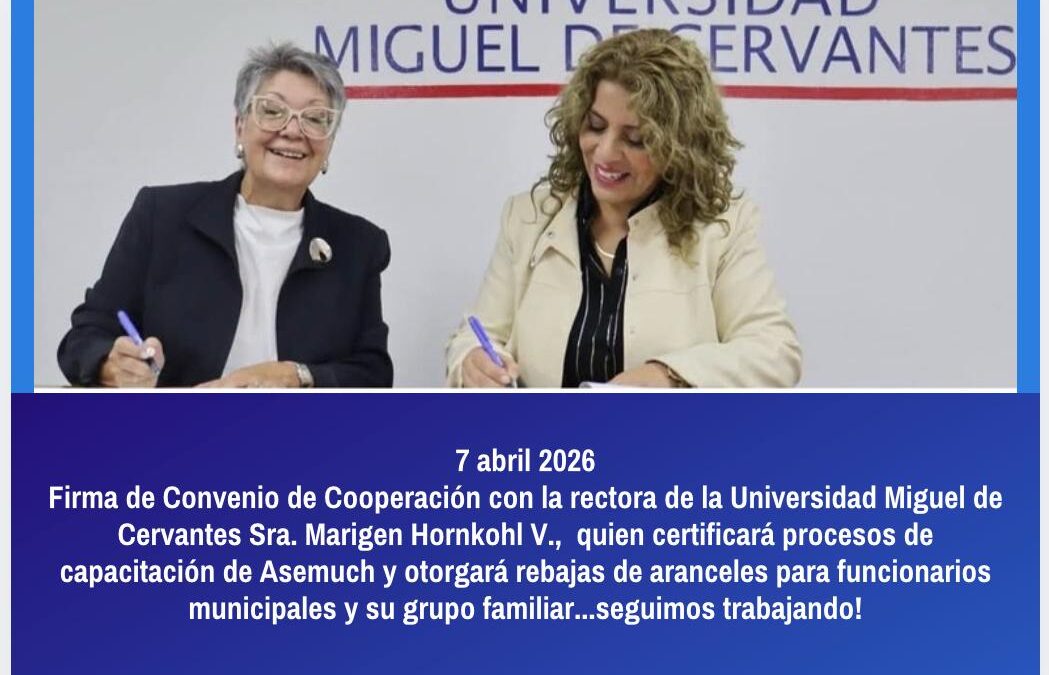 ASEMUCH firma importante convenio de cooperación con la Universidad Miguel de Cervantes