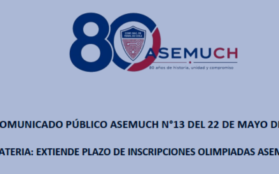 Comunicado Público ASEMUCH N°13 del 22-05-2026