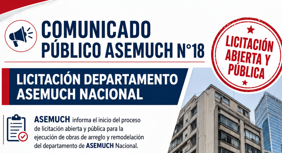 Comunicado Público ASEMUCH N°18 del 08-07-2026