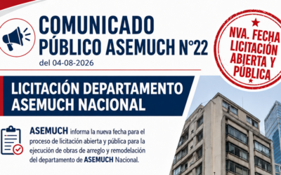 Comunicado Público ASEMUCH N°22 del 04-08-2026 (Nva. fecha Licitación Departamento ASEMUCH)