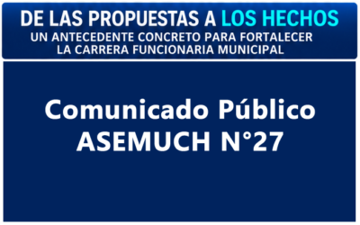 Comunicado Público ASEMUCH N°27 del 19-10-2026 (Carrera Funcionaria)