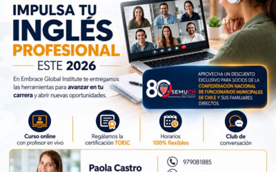 Inglés profesional: descuento exclusivo para socios y familiares directos de ASEMUCH