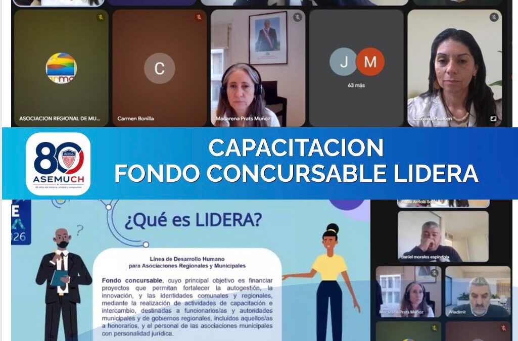 Comisión de Capacitación de ASEMUCH realiza inducción sobre el Fondo Concursable LIDERA