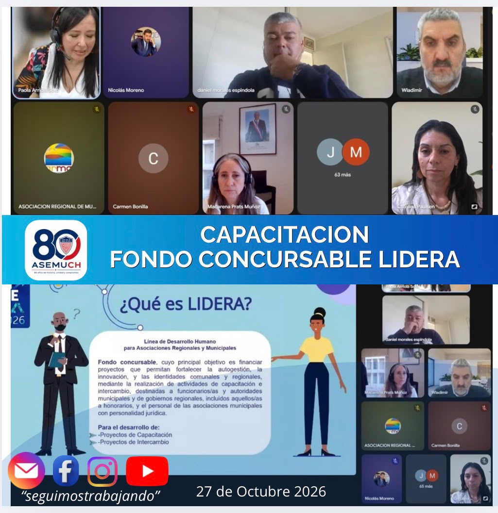 Inducción Fondo Concursable LIDERA