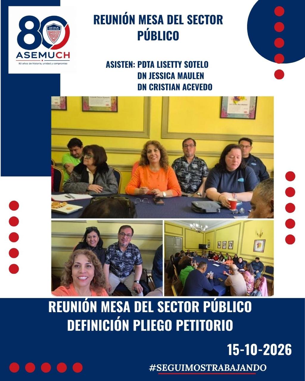 Reunión Mesa del Sector Público - Definición pliego petitorio